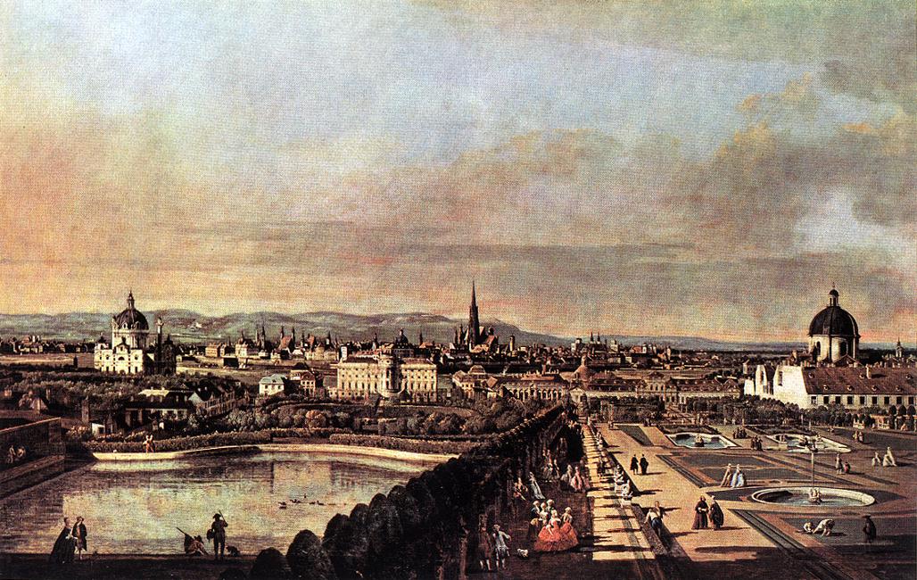 Bernardo Bellotto View of Vienna from the Belvedere